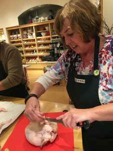 Frenching the wing bone